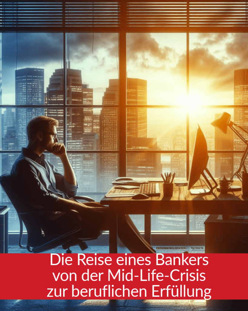 **Kapitel 1: Ein Leben in der Routine** Marc saß in seinem Büro bei der Bank und starrte auf den Bildschirm seines Computers. Draußen schien die Sonne, aber in seinem Inneren herrschte Dunkelheit. Seit über zwei Jahrzehnten arbeitete er nun schon in diesem Beruf. Anfangs hatte er sich als aufstrebender junger Banker gefühlt, aber im Laufe der Jahre war die Begeisterung verflogen. Die Arbeit war zur Routine geworden, und er fühlte sich gefangen in einem Leben, das nicht mehr zu ihm passte. Die Mid-Life-Crisis hatte ihn fest im Griff, und er sehnte sich nach Veränderung. **Kapitel 2: Die Erkenntnis** Eines Tages erinnerte sich Marc an eine Empfehlung eines Kollegen, der ihm von Daniel Hentschel erzählt hatte, einem Personalberater und Karrierecoach, der Menschen dabei half, ihre wahre Berufung zu finden. Nachdem er etwas recherchiert hatte, entschied sich Marc, einen Termin mit Daniel zu vereinbaren. Als er das Büro von Daniel betrat, spürte er sofort eine positive Energie. Daniel begrüßte ihn mit einem warmen Lächeln und lud ihn ein, Platz zu nehmen. Nach einem einführenden Gespräch begann Daniel mit einer Persönlichkeitsanalyse, um Marcs Stärken, Schwächen und Motivationen besser zu verstehen. **Kapitel 3: Die IKIGAI-Entdeckung** Während ihrer Sitzungen stellte Daniel Marc das Konzept des IKIGAI vor, eine japanische Philosophie, die besagt, dass wahre Erfüllung im Leben gefunden wird, wenn man das, was man liebt, mit dem, was man gut kann, mit dem, wofür man bezahlt wird, und mit dem, was die Welt braucht, verbindet. Durch gezielte Übungen und Diskussionen half Daniel Marc dabei, sein persönliches IKIGAI zu entdecken. Sie deckten seine Leidenschaften, Talente, Berufserfahrungen und die Bedürfnisse des Arbeitsmarktes auf. Marc war überrascht, wie klar ihm plötzlich wurde, was ihm wirklich wichtig war. **Kapitel 4: Die Inspiration** Mit der Klarheit über sein IKIGAI begann Marc, sich für neue Möglichkeiten zu öffnen. Daniel forderte ihn heraus, über den Tellerrand hinauszublicken und sich vorzustellen, was er wirklich im Leben erreichen wollte. In den folgenden Wochen führten sie intensive Coaching-Sitzungen durch, in denen sie verschiedene Karrierewege erkundeten. Marc wurde inspiriert, seine Kreativität zu nutzen und mutige Entscheidungen zu treffen. Er fühlte sich lebendiger und enthusiastischer als seit Jahren nicht mehr. **Kapitel 5: Die Transformation** Schließlich kam der Tag, an dem Marc eine Entscheidung traf. Er würde sich von seinem alten Leben als Banker verabschieden und einen neuen beruflichen Weg einschlagen. Durch Daniels Hilfe hatte er den Mut gefunden, seiner wahren Leidenschaft zu folgen. Mit einem Gefühl der Erleichterung und Aufregung begann Marc, seine neuen Pläne umzusetzen. Er nahm an Weiterbildungen teil, knüpfte Kontakte in seiner gewählten Branche und arbeitete hart daran, seine Träume zu verwirklichen. **Kapitel 6: Der Neuanfang** Ein Jahr später saß Marc in seinem eigenen Büro, aber diesmal nicht als Banker, sondern als selbstständiger Finanzberater für kleine Unternehmen und Startups. Er hatte seine Mid-Life-Crisis überwunden und eine neue Leidenschaft in seinem Leben gefunden. Daniel Hentschel hatte ihm nicht nur geholfen, seine wahre Berufung zu entdecken, sondern ihm auch die Werkzeuge und das Selbstvertrauen gegeben, um seinen Traum zu verwirklichen. Marc war ihm zutiefst dankbar für diese transformative Reise und freute sich auf die Zukunft, die er nun aktiv gestaltete.